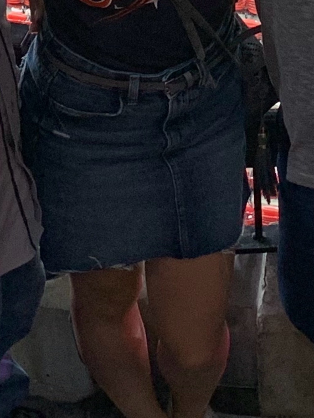 American Eagle Dark Denim Skirt